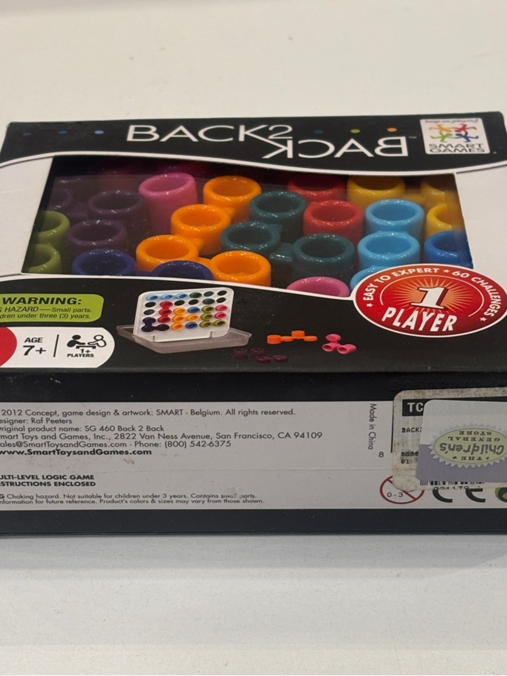 BACK2BACK Colored Peg Logic Game - Multicolor - Picture 5 of 7